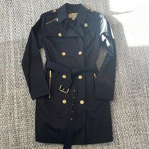 Michael Kors Navy Trench Coat